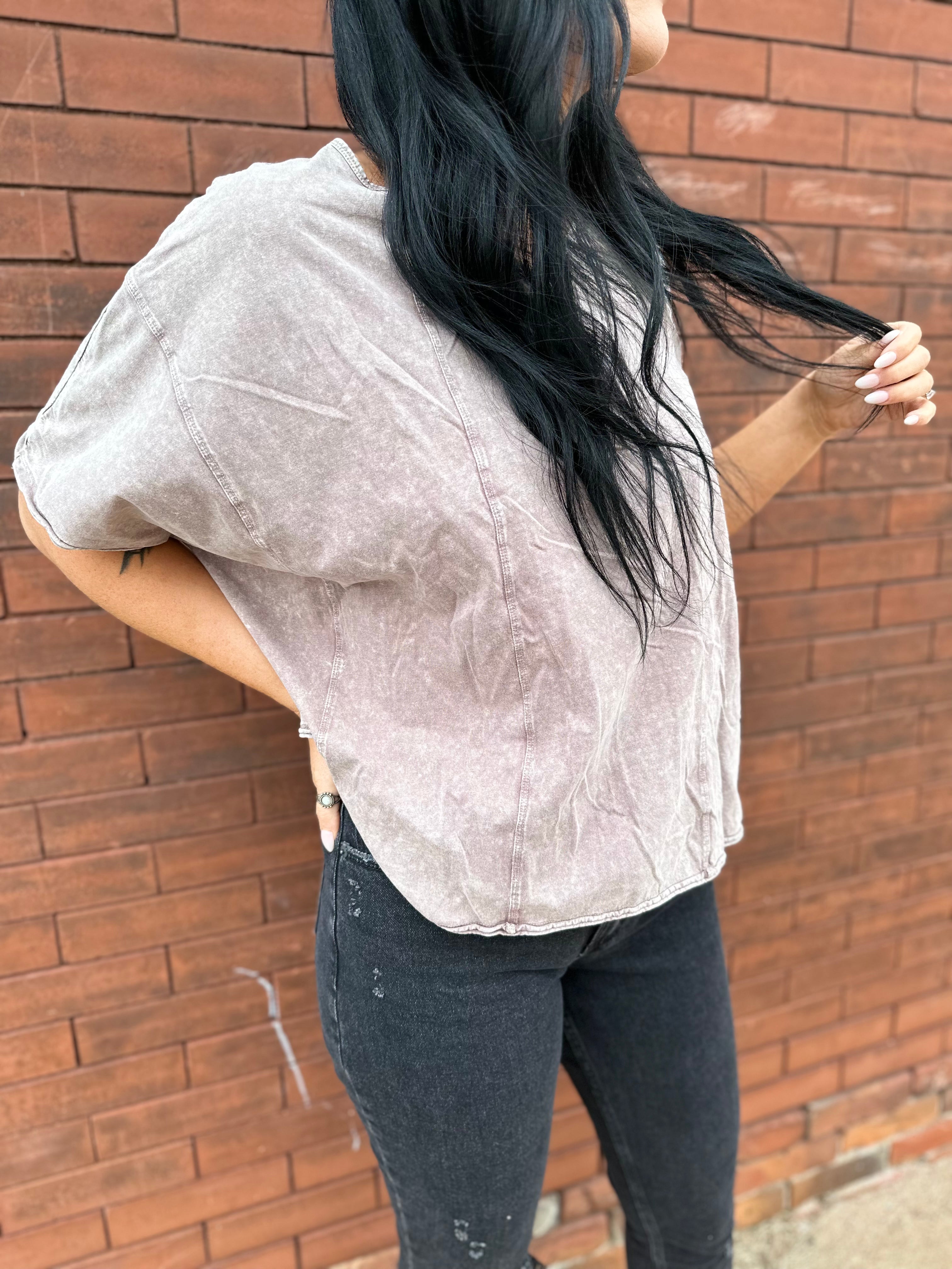 Vintage Washed Slouchy Tee
