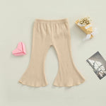 ribbed bell bottoms-cream
